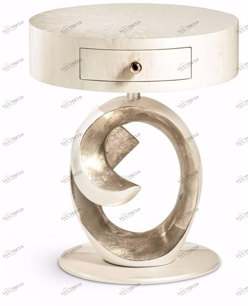 Cantori Круглая тумбочка из дерева с ящиками Olga sun-id-1436453