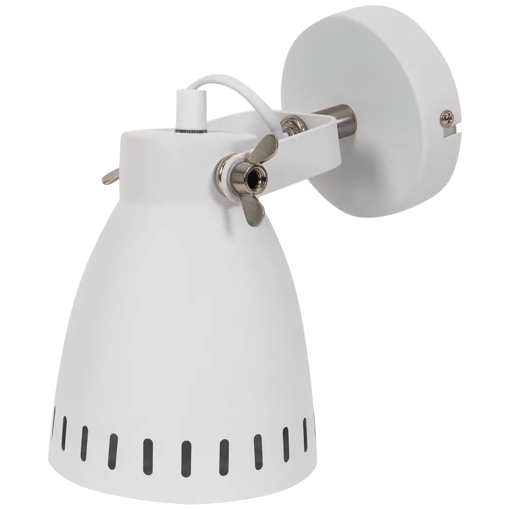 Бра New York WL-428-1 1xЕ27x40 Вт, металл, цвет белый CAMELION STLM-2069337 - Вид №1