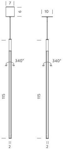NEMO Светодиодный подвесной светильник из алюминия Linescapes sun-id-1421216 - Вид №3