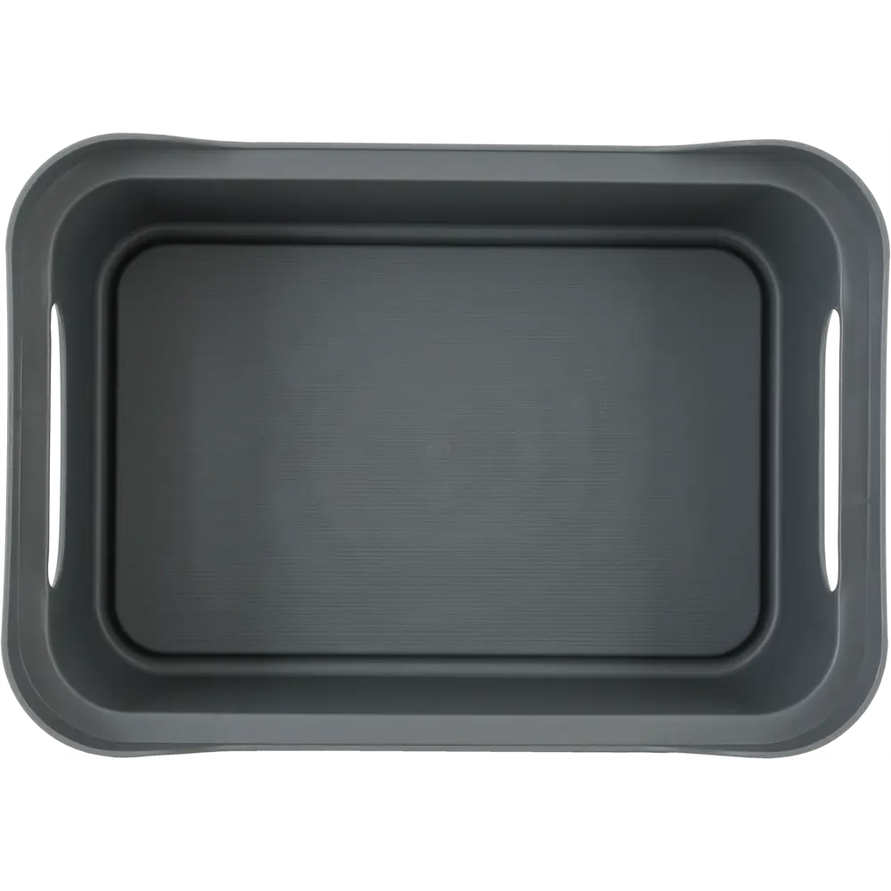 Ящик с крышкой Luxe 27x19x12 см 4.6 л полипропилен цвет серый БЫТПЛАСТ STLM-2080071 - Вид №1