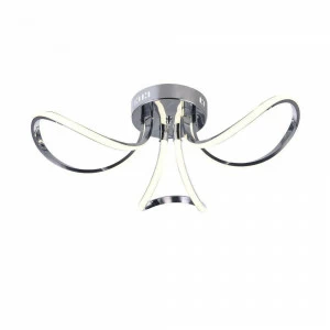 Потолочный светодиодный светильник Freya Flora FR6681-CL-L32CH FREYA FLORA 223720 Хром