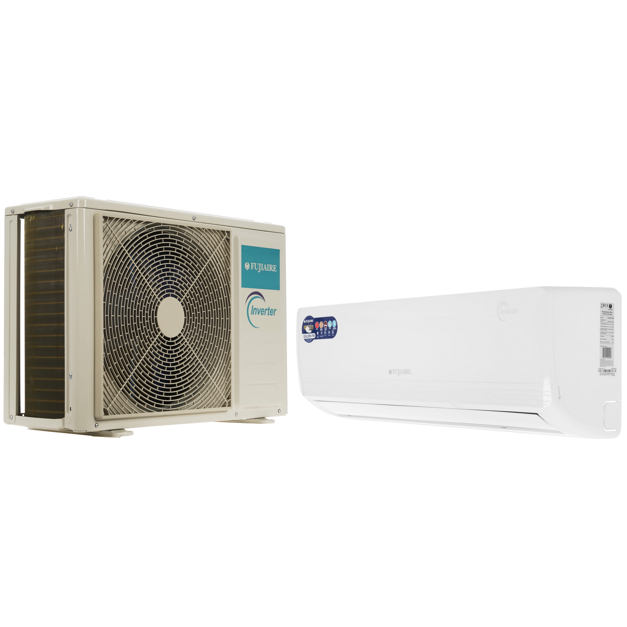 9968545 Кондиционер настенный сплит-система FUJIAIRE FJAMH24R1DI/FJAMH24R1DI белый STDN-0133246
