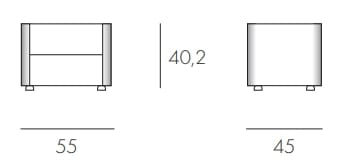 Деревянная тумбочка с ящиками Olivieri Женева ARCH-00021771 - Вид №1