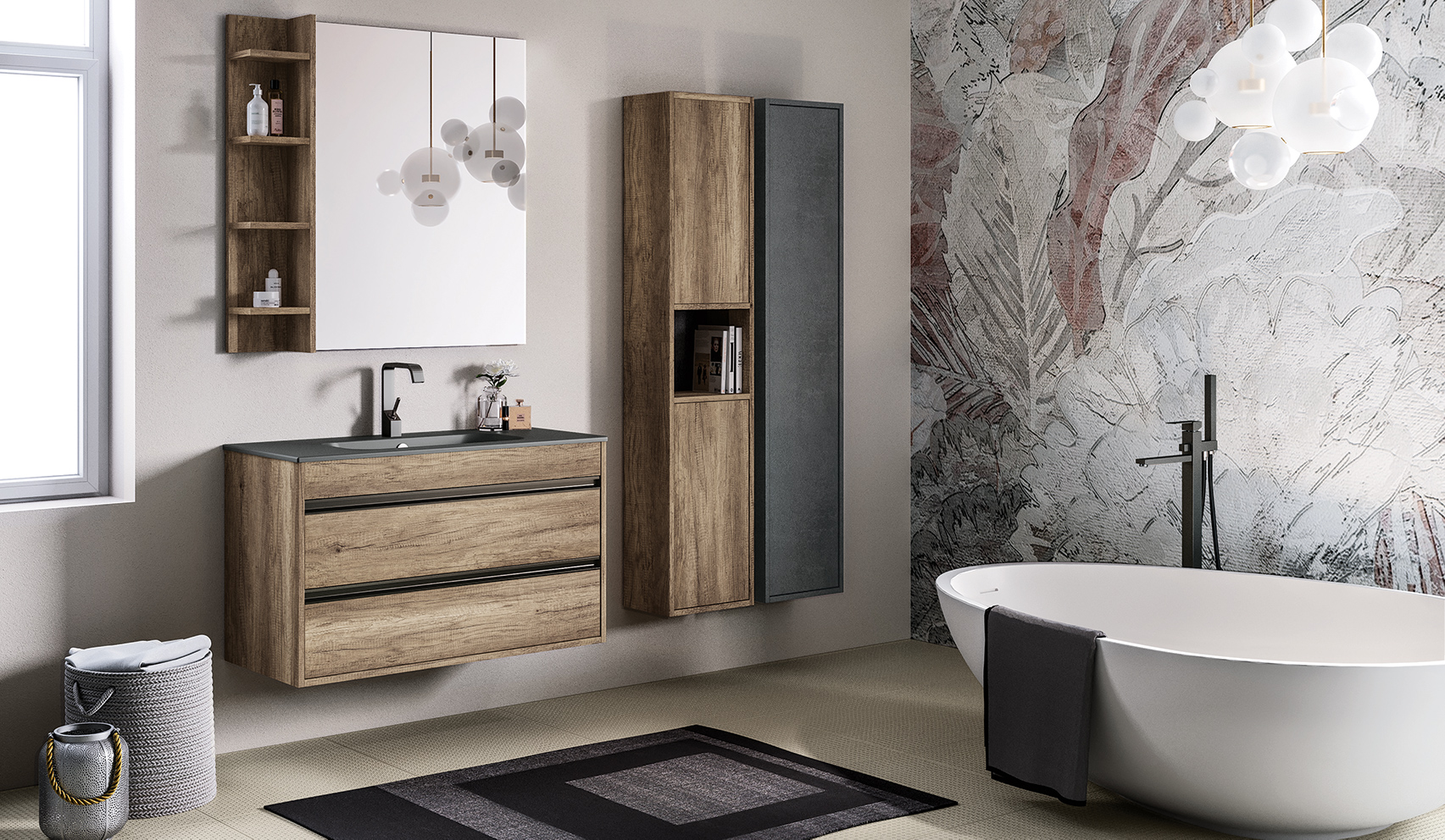 Smart.46 – 14 Mastella  Smart.46  Комплект мебели для ванной 