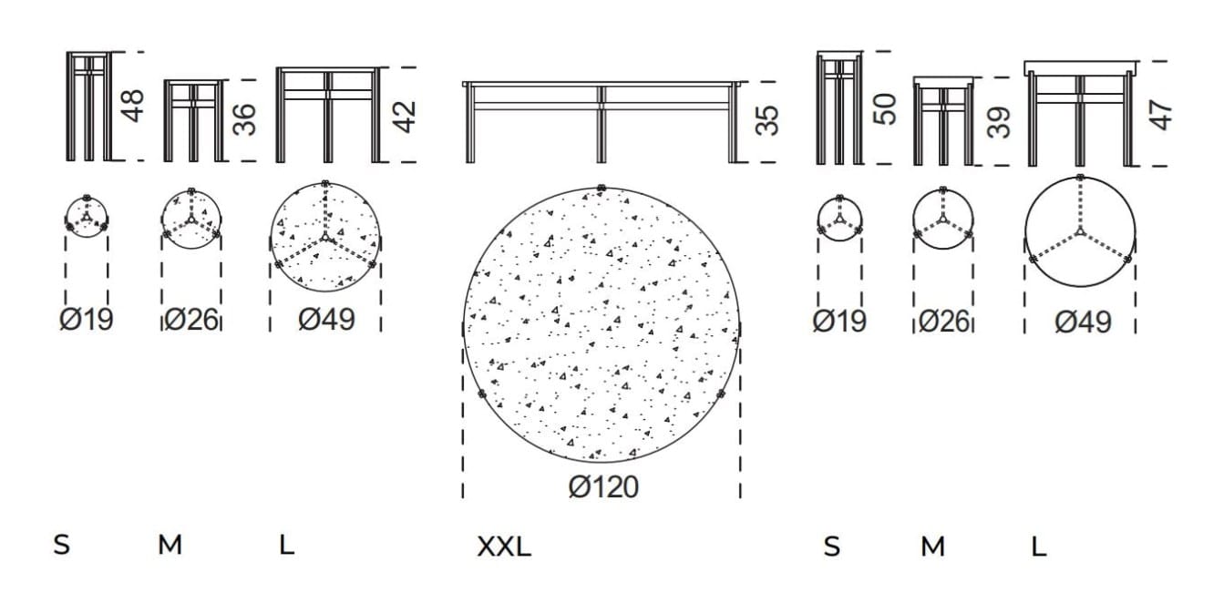 Круглый латунный журнальный столик Gallotti&Radice ARCH-00068466 - Вид №6