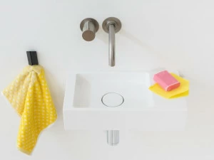 Hbs08 Подвесная раковина настенная овальная Not Only White Base белая