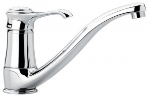 6095NC Смеситель Tiffany для кухни, цвет черный-хром