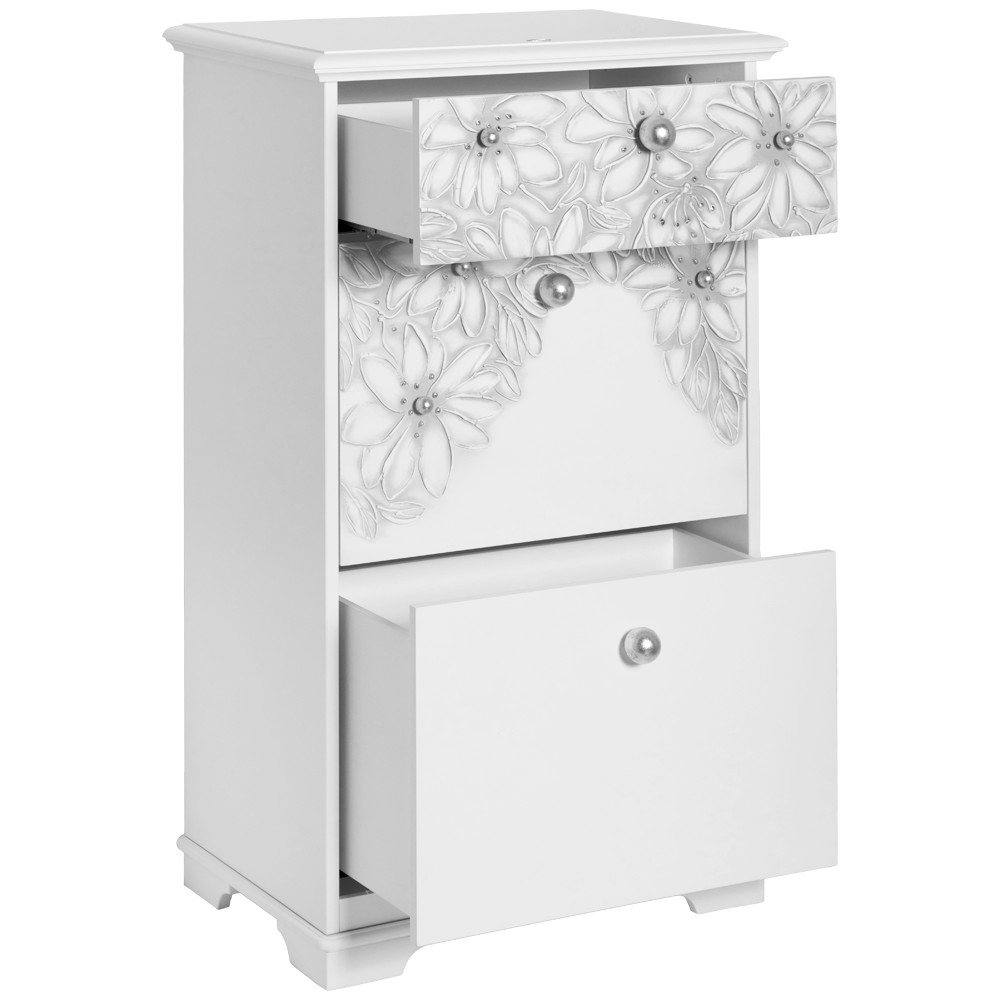 11621 Комод Терра-3 (с 3-мя ящиками) Айс Античное серебро BOGACHO 4627196590489 - Вид №3