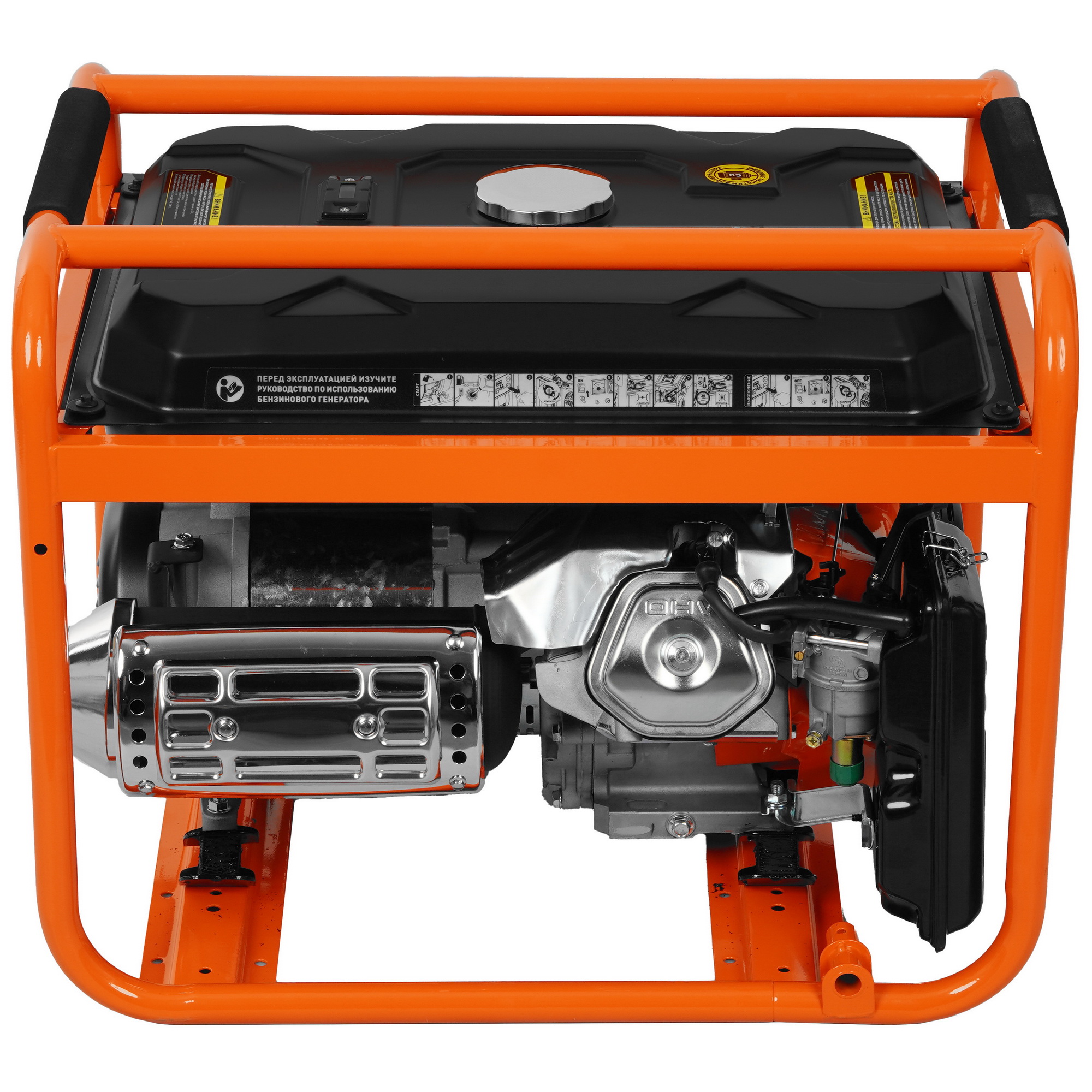 Электрогенератор   бензиновый Carver PPG-6500Е 1081882 STDN-0044078 - Вид №3