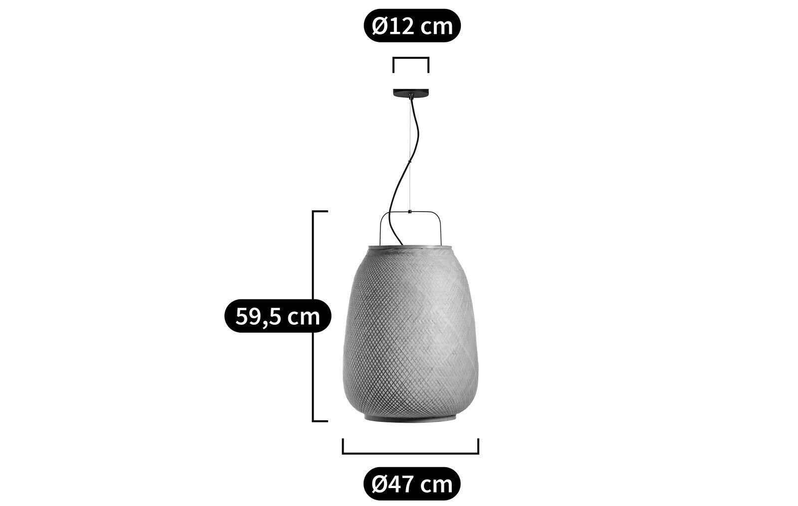 Бамбуковый подвесной светильник AMPM Titouan ARCH-00078918 - Вид №6