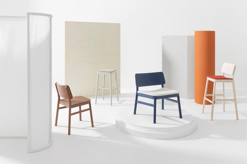 Billiani Стул из бука Drum 070 - Вид №1