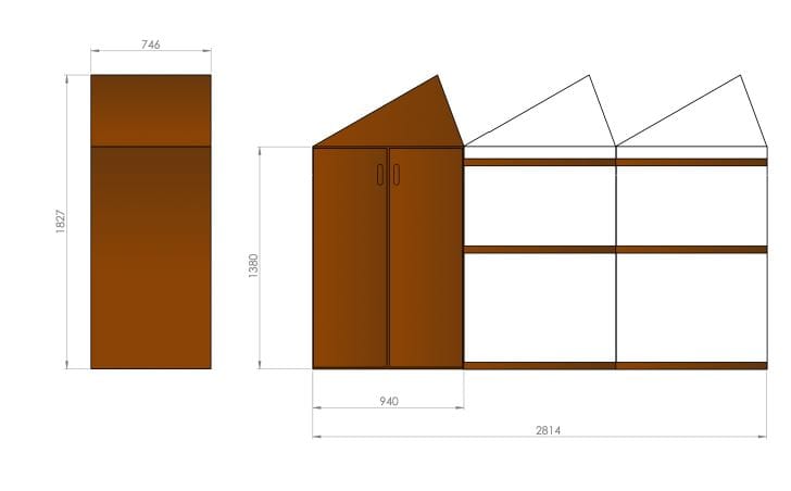 Стальной держатель журнала Corten™ RB73 SHEDDAK ARCH-00114498 - Вид №6