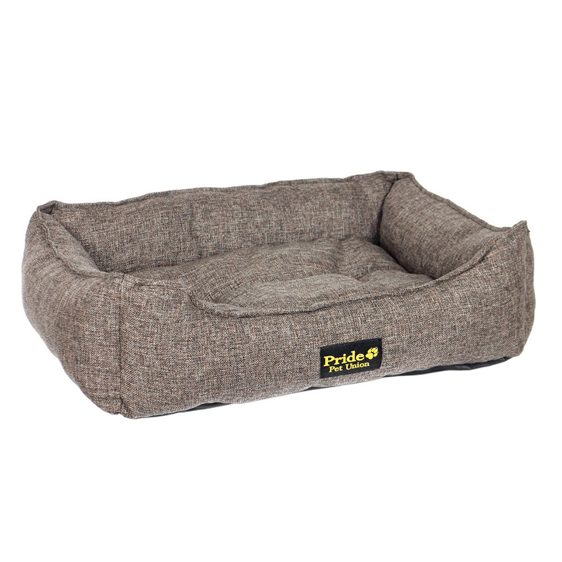 ПР0049681 Лежак для животных Сolour Прованс 60х50х18см коричневый Pride 