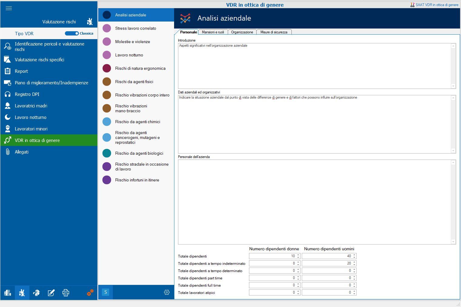 Программное обеспечение для оценки различий в выполнении рабочих задач Blumatica Blumatica VDR in Ottica di Genere ARCH-00036789 - Вид №1