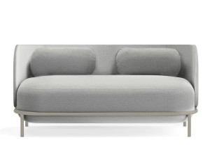 2-местный металлический линейный диван