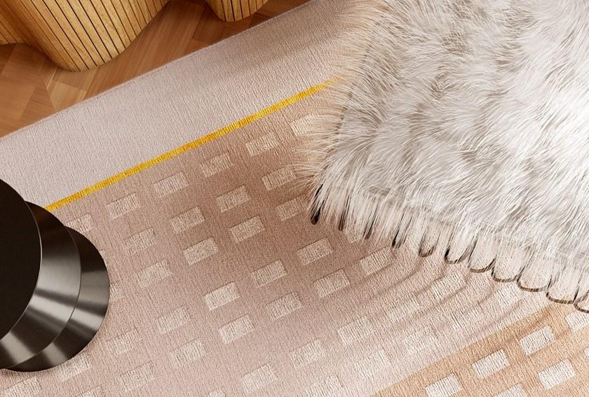 Tapis Rouge Прямоугольный коврик ручной работы из шерсти и шелка Abstraction Tr1757 - Вид №1