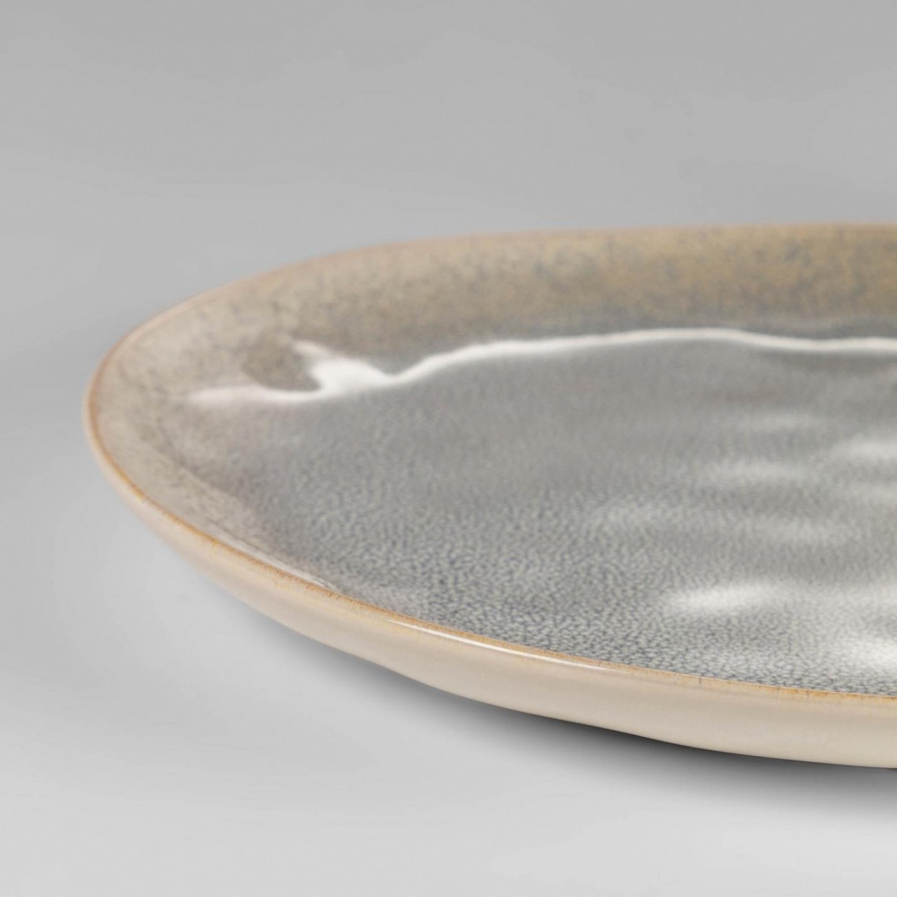 Тарелка керамическая столовая бело-голубая Sachi от La Forma LA FORMA SACHI 00-3865100 Голубой  - Вид №1