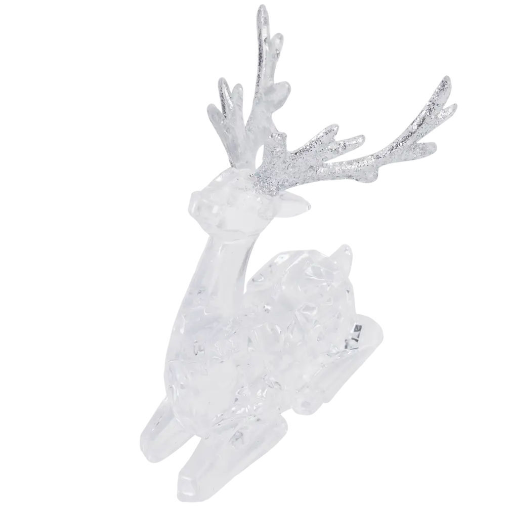 85129535 Украшение елочное «Олень лежит» акрил 9 см STLM-0954035