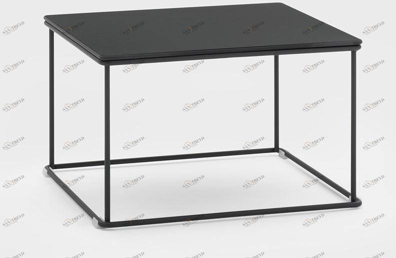 Viganò Низкий квадратный металлический журнальный столик на контракт George sun-id-1484019