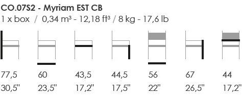 Fenabel Стул из массива дерева с подлокотниками Myriam sun-id-1427015 - Вид №4