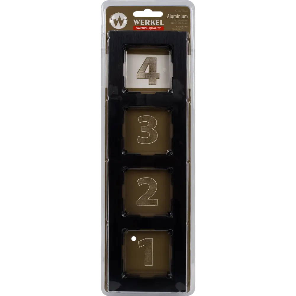 Рамка Werkel Aluminium на 4 поста — стильное решение для современного интерьера 82125337 STLM-0019666 - Вид №3