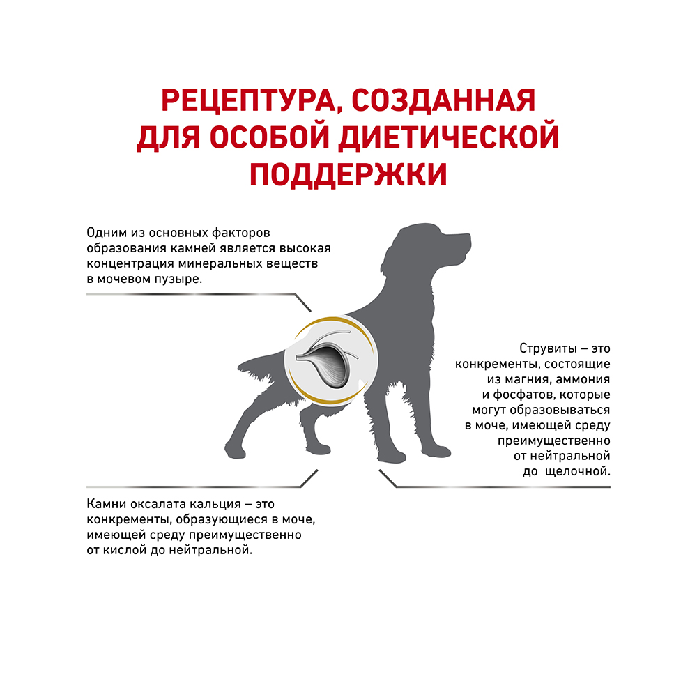 Т0023216 Корм для собак Vet Diet Urinary S/O LP18 при мочекаменной болезни сух. 2кг ROYAL CANIN  - Вид №2
