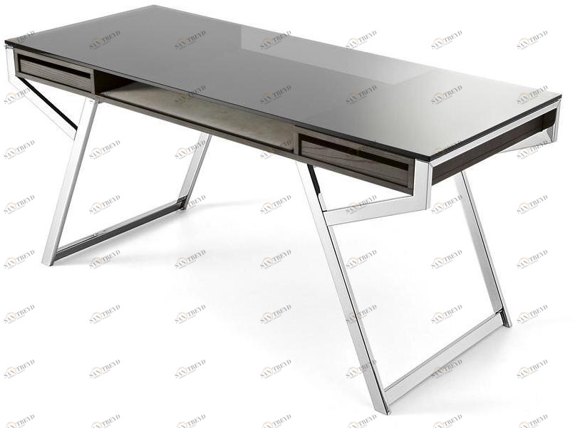 Gallotti&Radice Хрустальный стол с ящиками sun-id-1440111