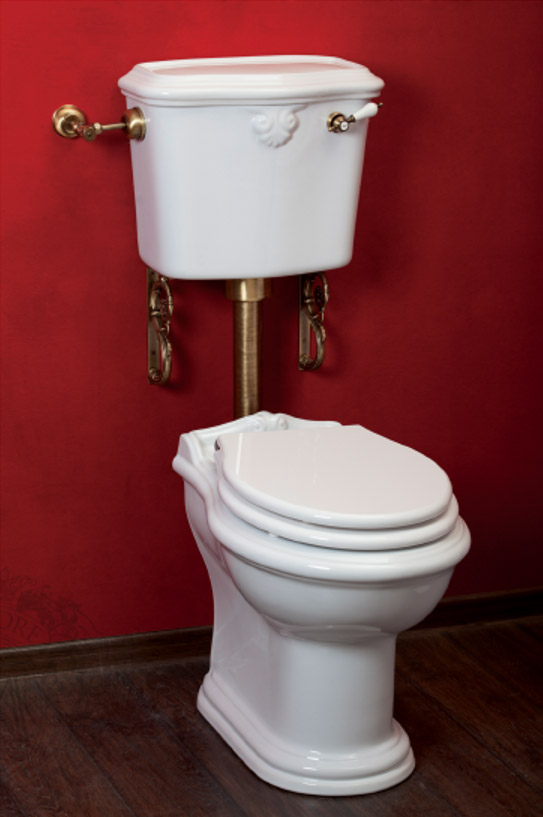 ML.IMP-25.311.BI/ML.IMP-25.318.BI/ML.RIC-29.045.CR/ML.OLV-29.015/ML.OLV-29.013/ML.RIC-29.040.BI.CR Компакт унитаз с бачком Хромированный Migliore  Италия  - Вид №3