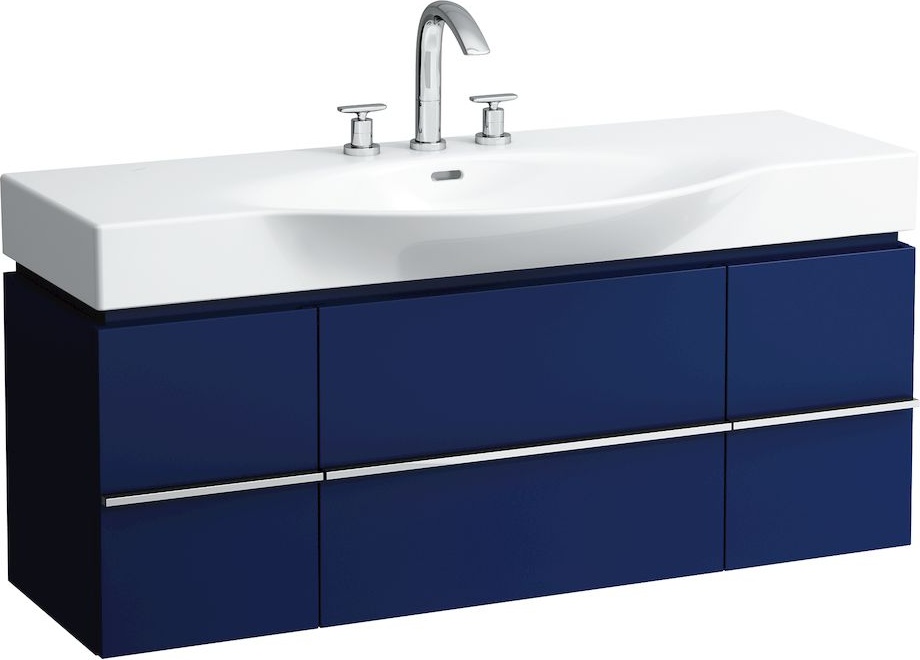 H4013020754751 Шкафчик под раковину, для раковин 811704, 812704, 2 выдвижных ящика с 2 дверцами, 2 стеклянные полки LAUFEN PRO - Вид №19