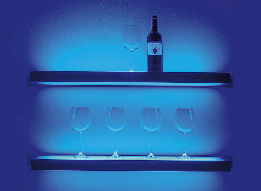 Настенный светильник SLV Flat 157202 SLV FLAT 00-3890748 Голубой;серый - Вид №1