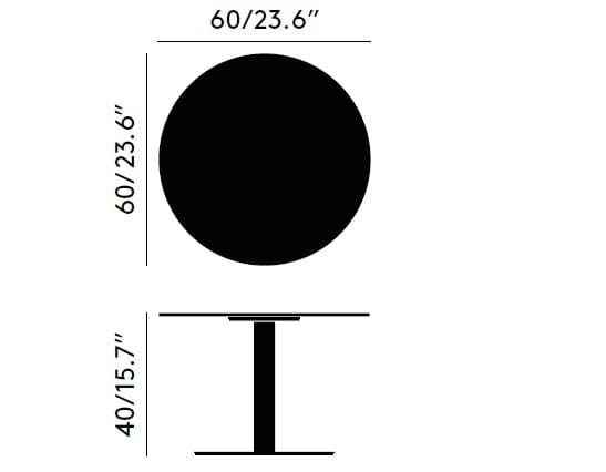 Круглый журнальный столик из стали и стекла Tom Dixon Flash ARCH-00030356 - Вид №8