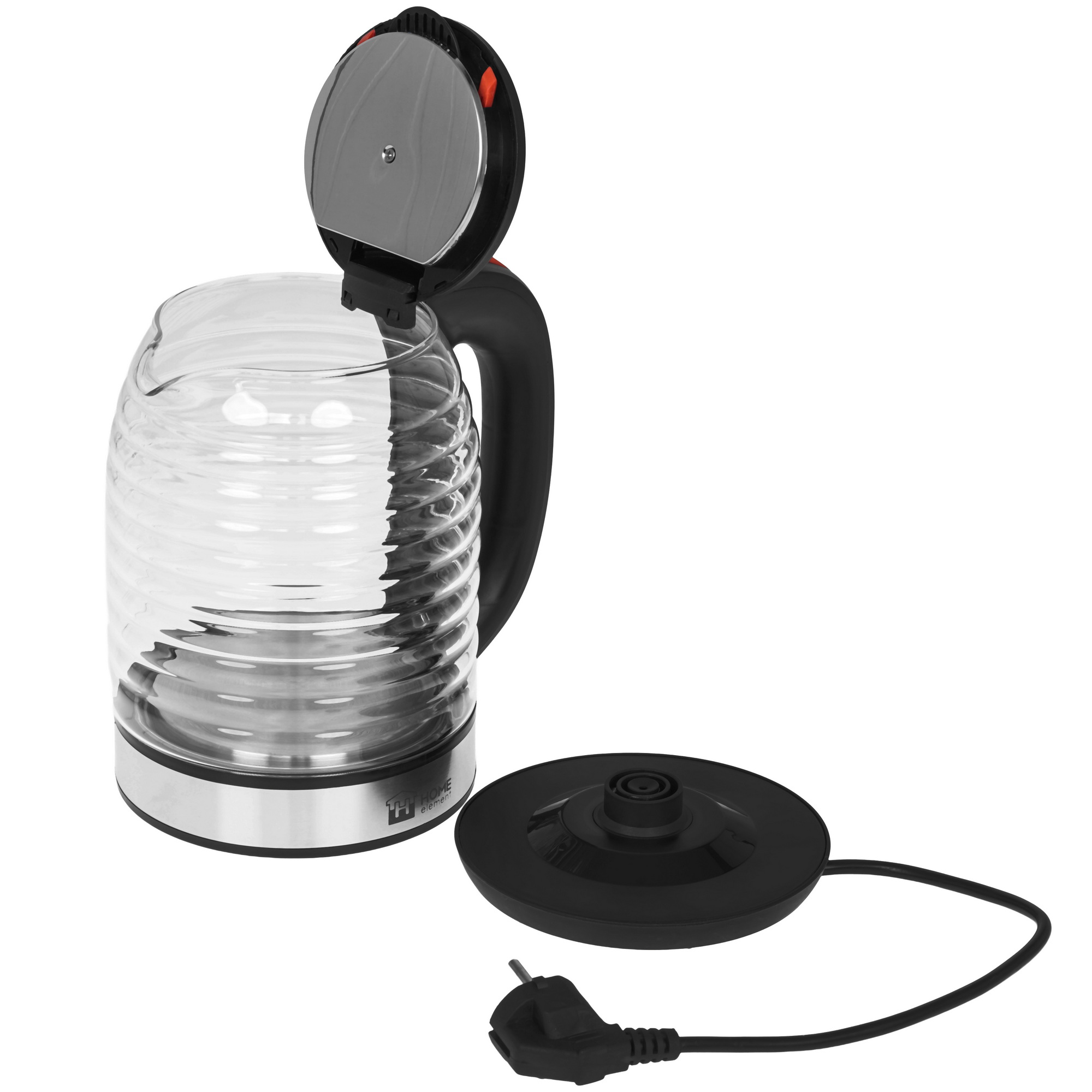 9091597 Электрочайник HOME ELEMENT HE-KT2306 красный рубин черный STDN-0024829 - Вид №4