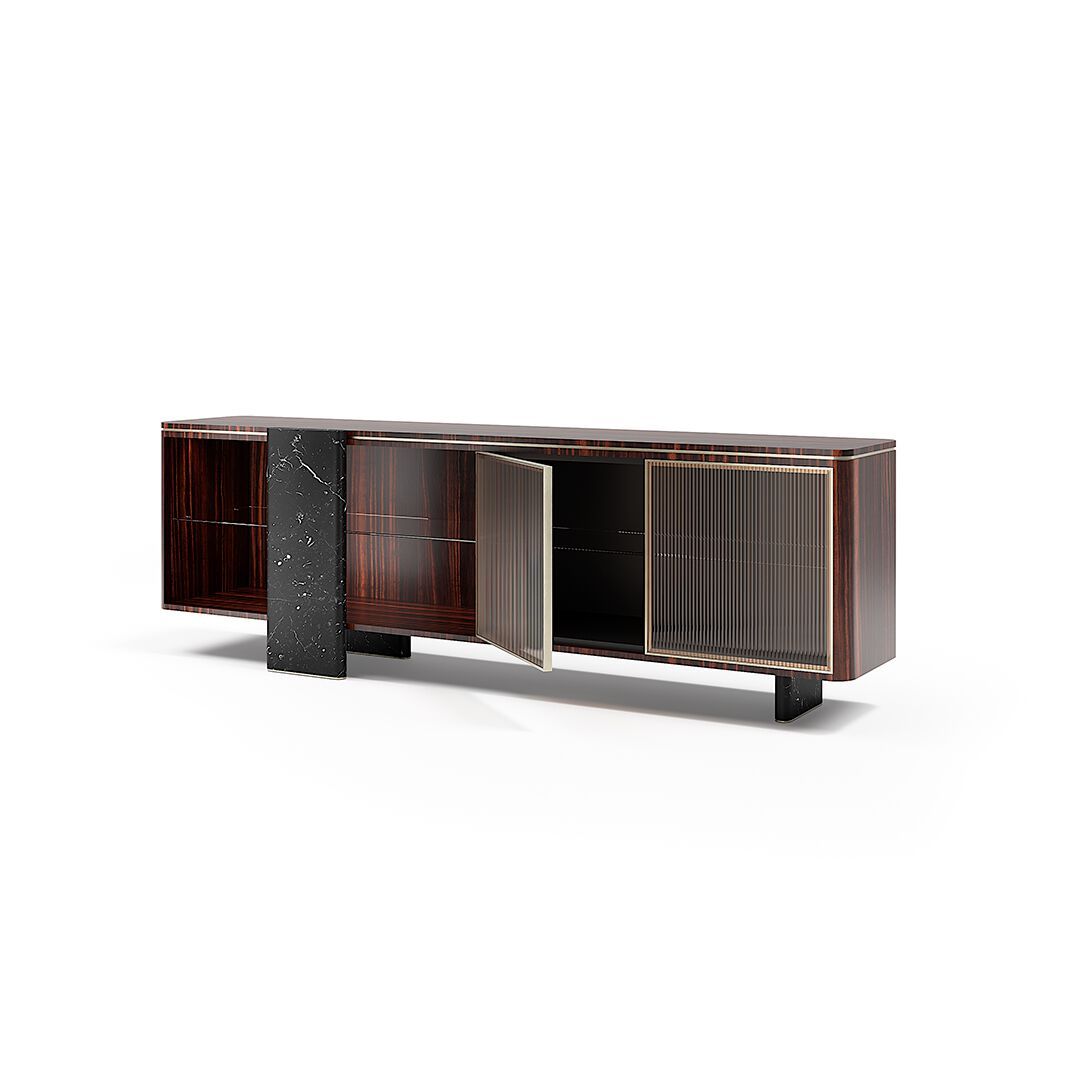 Шкаф из дерева и стекла с распашными дверями Capital Collection Aurelia ARCH-00025130 - Вид №8