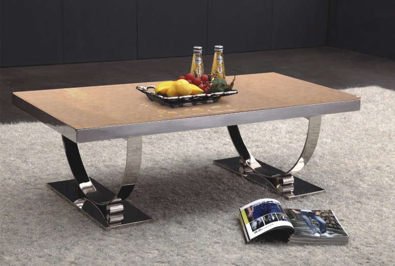 Журнальный столик дизайнерский с молочно-белым мрамором и основанием хром 130 см Ospite ДОМАШНЯЯ ОБСТАНОВКА SKY 045153 Молочный;бежевый Santreyd - Вид №2