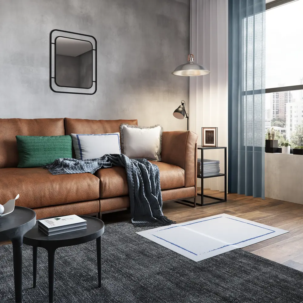 Ковер хлопок Saona 70x100 см, цвет кремовый 82345291 STLM-2053964 INSPIRE  - Вид №3
