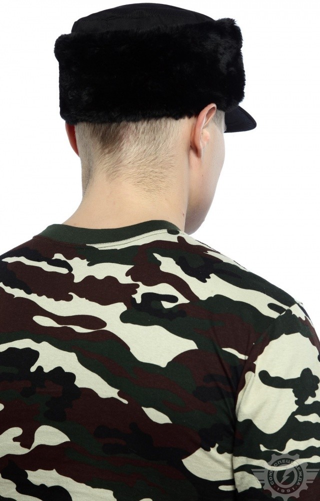 66571 Кепи "Охранник" зимняя  Камуфляжная форма  размер 58 Спецодежда  - Вид №3