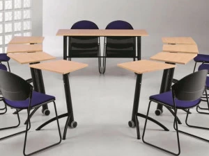 TALIN Складная скамья из мдф с колесами Komby