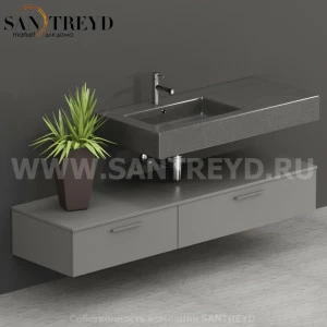 T17052TO2 Столешницы для использования в сочетании с тумбами и открытыми тумбами 170 см серая Globo ARREDO WOOD Италия