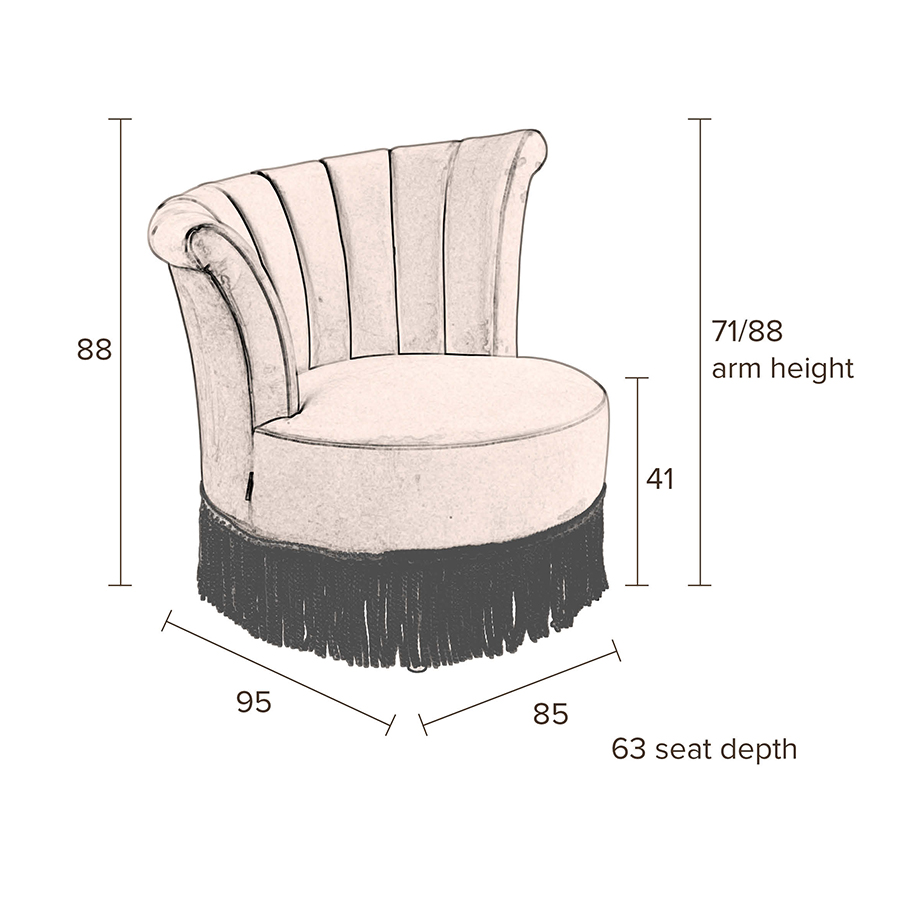 Кресло Flair темно-зеленое Dutchbone 3100051 - Вид №11