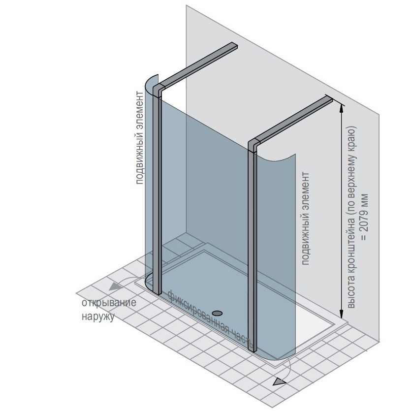 FG2 Arreda collection Душевая кабина DUKA 44470 - Вид №1