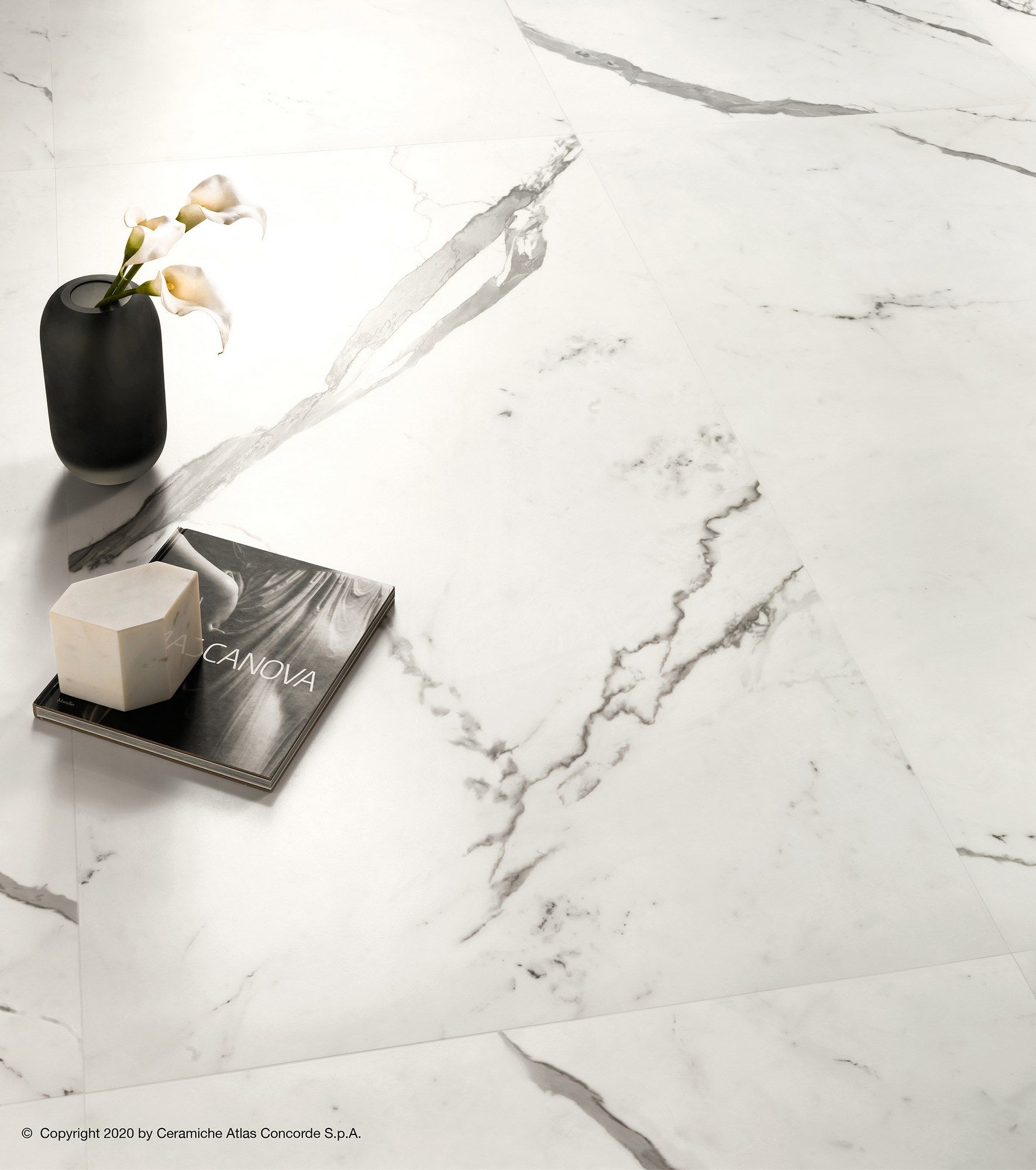 Пол из керамогранита с мраморным эффектом Atlas Concorde Marvel Shine ARCH-00045897 - Вид №23