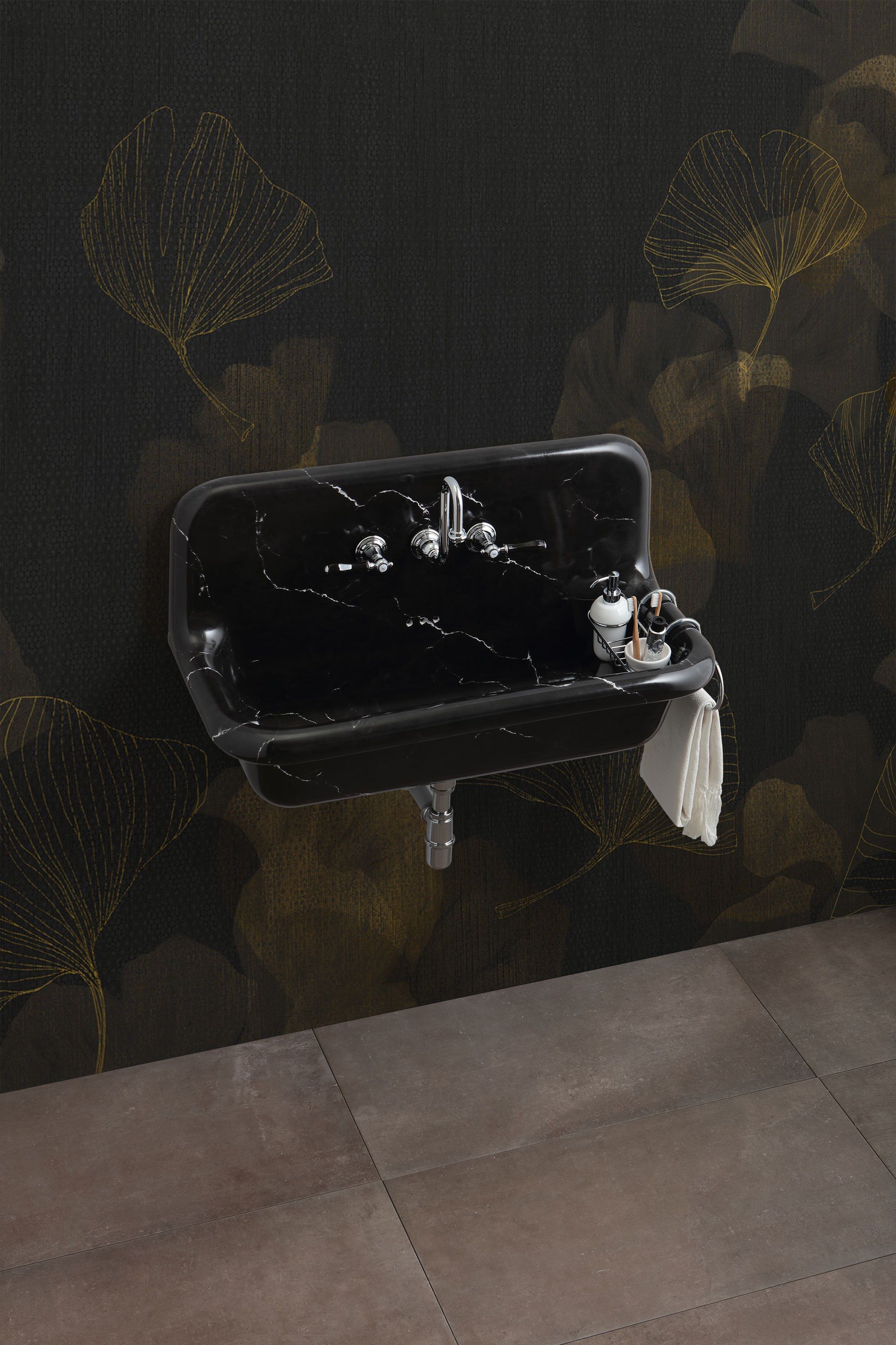 Керамическая прямоугольная подвесная раковина BLEU PROVENCE TrueColors ARCH-00040185 - Вид №4