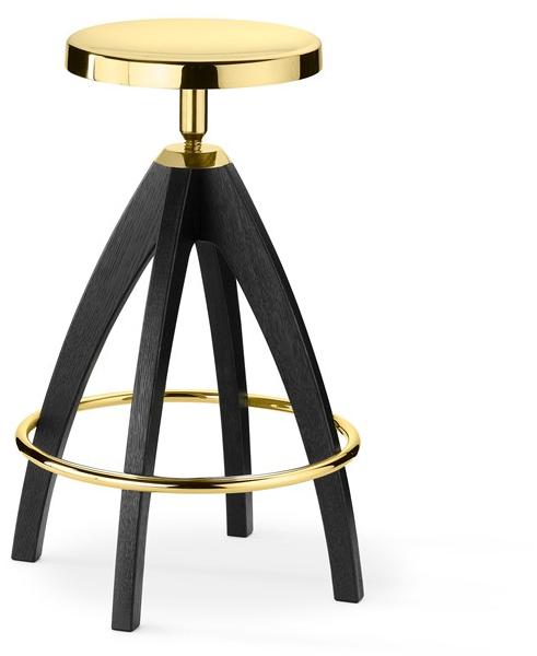 GHIDINI1961 Табурет из латуни с регулируемой высотой sun-id-1345486 - Вид №2