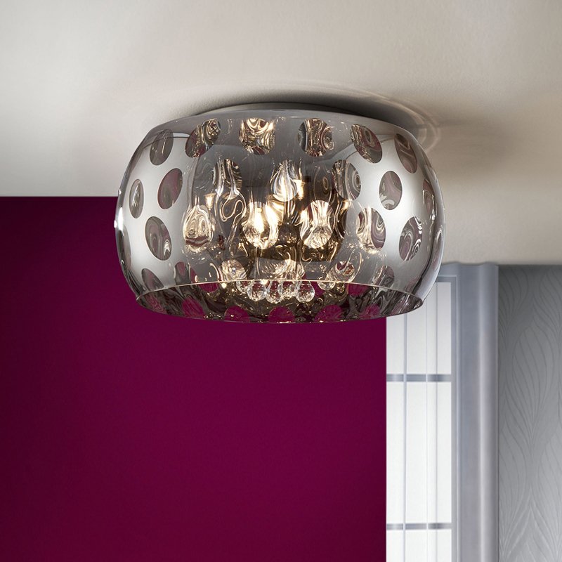 Потолочный светильник Milos 6 от Delight Collection C0316-05L DELIGHT COLLECTION ДИЗАЙНЕРСКИЕ 244397 Прозрачный;хром  - Вид №1