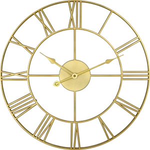 Часы настенные Лофт D45 цвет золотой
