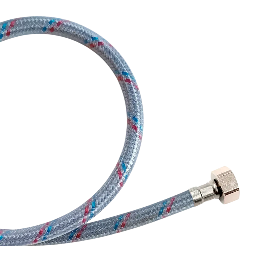 Гибкая подводка для воды Vaxt 1/2" гайка-гайка 100 см STLM-2049599 - Вид №1