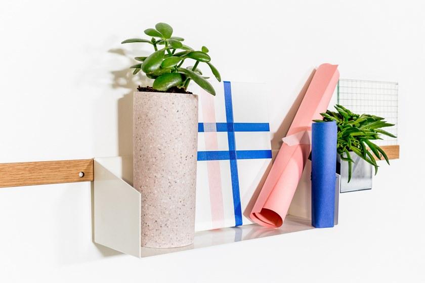 Atelier Belge Деревянная полка с металлическими контейнерами sun-id-1443567 - Вид №14