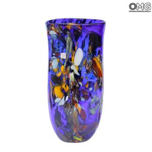 1786 ORIGINALMURANOGLASS Ваза Полуночное солнце - муранское стекло 12 см