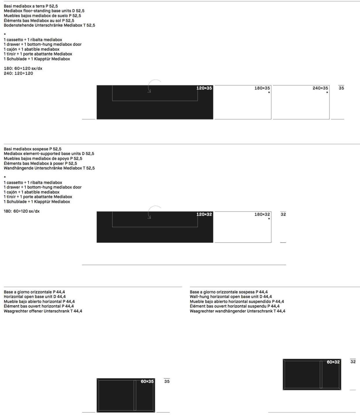 ZANETTE Настенная модульная лакированная стенка для хранения вещей Day moove sun-id-1430768 - Вид №8
