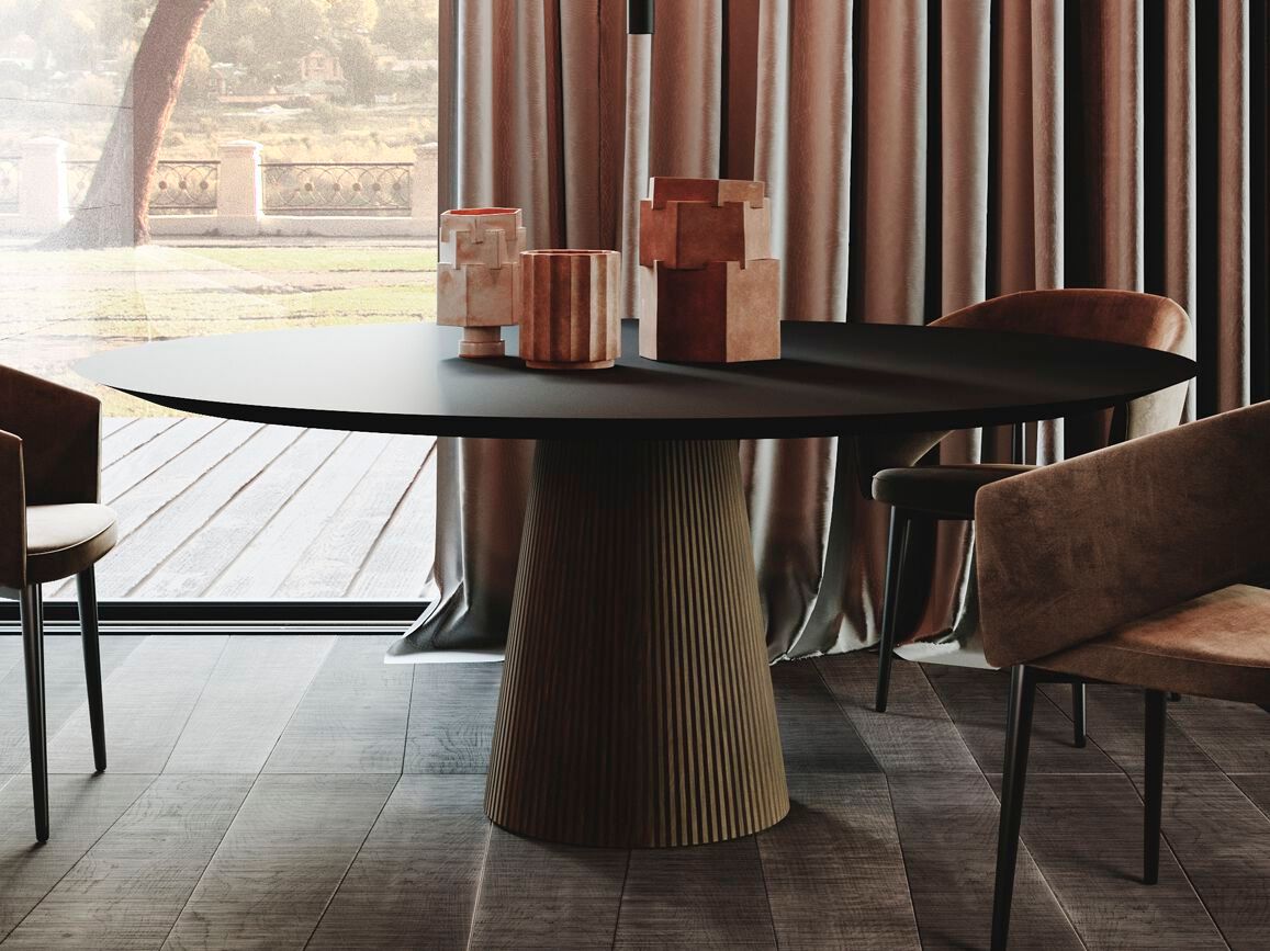 Круглый стол с керамогранитной столешницей Guzzini & Fontana House of Guitar ARCH-00085490